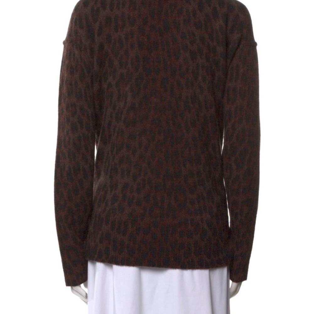 Zadig & Voltaire Animal Print Cashmere Cardigan S Small - Picture 3 of 4
